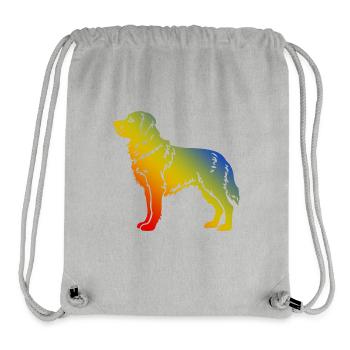 Samoyed dog - Stanley/Stella Recycled Gym Bag - heather grey - Front