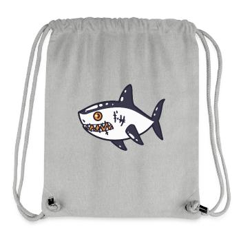 Hai Halloween Comic Lustig - Stanley/Stella recycelter Gym Bag - Grau meliert - Vorne