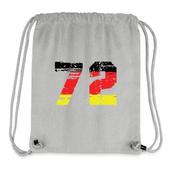 72 Number Germany Jersey - Stanley/Stella Recycled Gym Bag - heather grey - Front