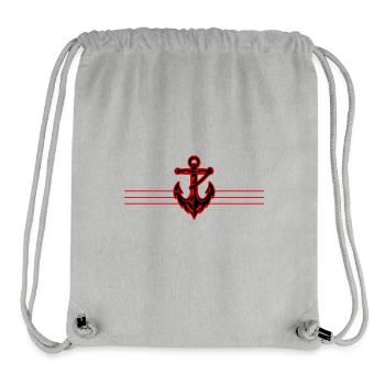Anchor Marine - Stanley/Stella Recycled Gym Bag - heather grey - Front