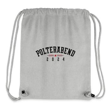 Polterabend 2024 - Stanley/Stella recycelter Gym Bag - Grau meliert - Vorne