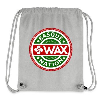 Basque Wax 2 - Sac à cordon recyclé Stanley/Stella - gris chiné - Devant