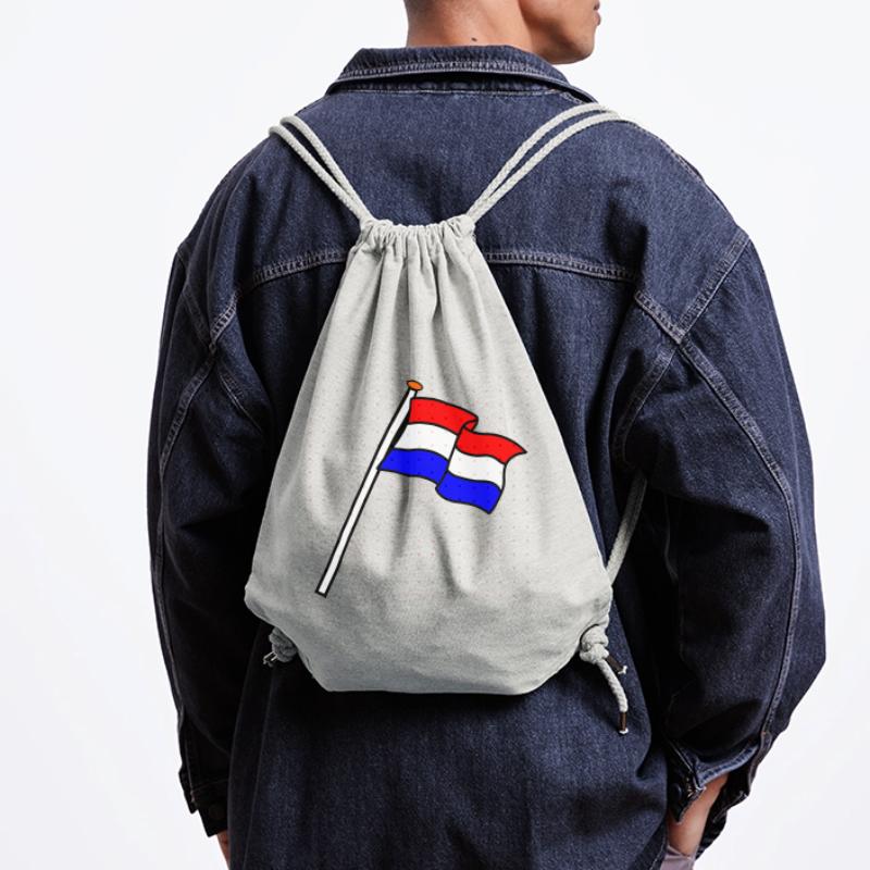 Drapeau Pays-Bas Drapeaux NL Sac à cordon recyclé Stanley/Stella