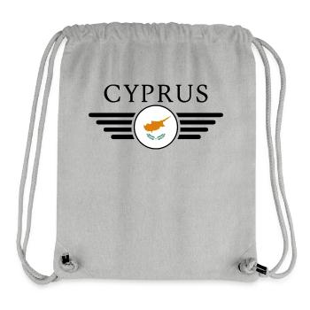 Cyprus Style T-Shirt - Stanley/Stella Recycled Gym Bag - heather grey - Front