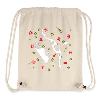 Sagittarius color - Stanley/Stella Recycled Gym Bag - natural - Front
