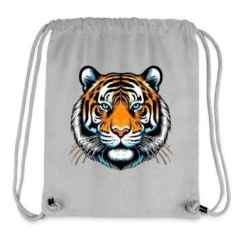 Tiger - Stanley/Stella Recycled Gym Bag - heather grey - Front