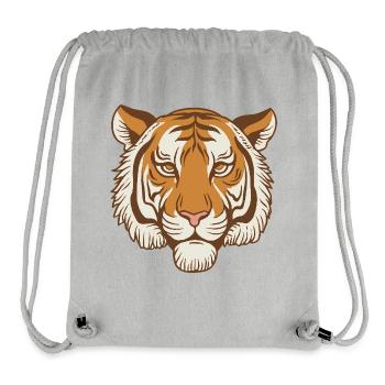 Retro Tiger – King of the Korean Forest - Stanley/Stella Recycled Gym Bag - heather grey - Front