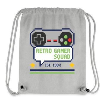 Retro Gamer Squad - für Gamer - Stanley/Stella recycelter Gym Bag - Grau meliert - Vorne
