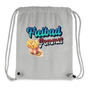Outdoor pool fries - Stanley/Stella Recycled Gym Bag - heather grey - Front
