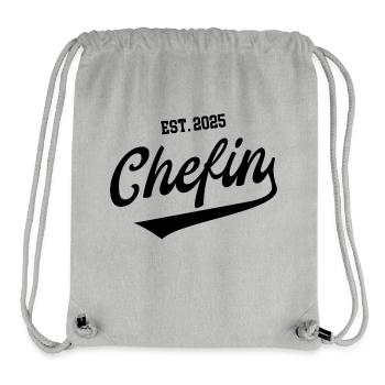 Chefin 2025 Selbstständigkeit Unternehmerin Firma - Stanley/Stella recycelter Gym Bag - Grau meliert - Vorne