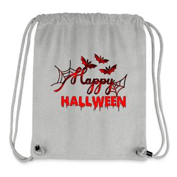 Halloween scary witch horror ghost monster - Stanley/Stella Recycled Gym Bag - heather grey - Front