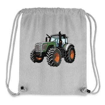 Agriculteur tracteur - Sac à cordon recyclé Stanley/Stella - gris chiné - Devant
