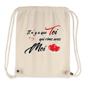 Healthy Valentine's Day - Stanley/Stella Recycled Gym Bag - natural - Front