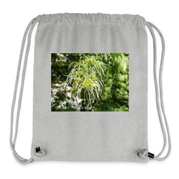 Traveller's Joy Clematis vitalba - Stanley/Stella recycelter Gym Bag - Grau meliert - Vorne