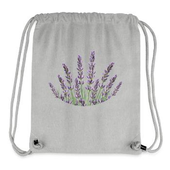 Lavendelhalme Lavendel - Stanley/Stella recycelter Gym Bag - Grau meliert - Vorne