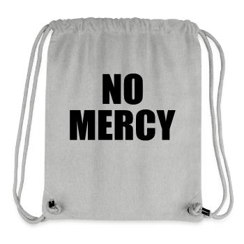 No mercy - Stanley/Stella recycelter Gym Bag - Grau meliert - Vorne
