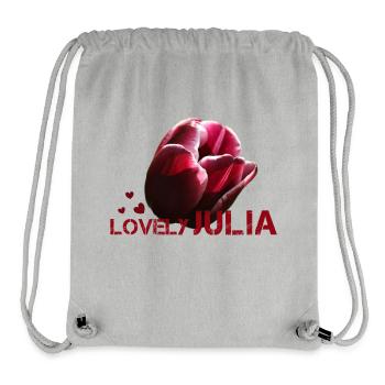 Julia Juliane - Stanley/Stella recycelter Gym Bag - Grau meliert - Vorne