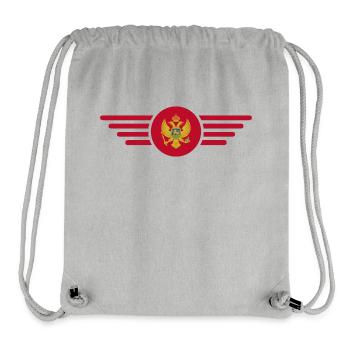 Montenegro Stil Design T-Shirt - Stanley/Stella recycelter Gym Bag - Grau meliert - Vorne