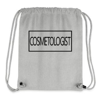 Cosmetologist Proud Graduated Cosmetology Student - Stanley/Stella Recycled Gym Bag - heather grey - Front