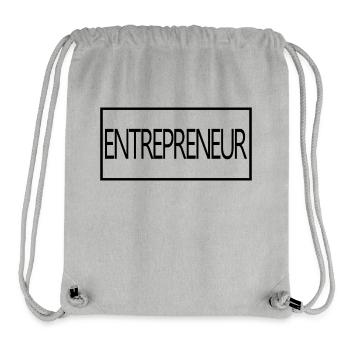 Unternehmer Stolzes graduiertes Unternehmergeschenk - Stanley/Stella recycelter Gym Bag - Grau meliert - Vorne