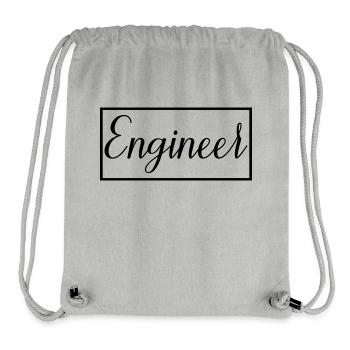 Ingenieur Stolzer Diplom-Ingenieurstudent - Stanley/Stella recycelter Gym Bag - Grau meliert - Vorne