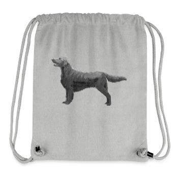 Flatcoated Retriever - Stanley/Stella recycelter Gym Bag - Grau meliert - Vorne