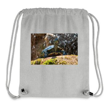 Gelbbauch-Slider Trachemys scripta scripta - Stanley/Stella recycelter Gym Bag - Grau meliert - Vorne