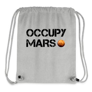 Occupy Mars - Stanley/Stella Recycled Gym Bag - heather grey - Front