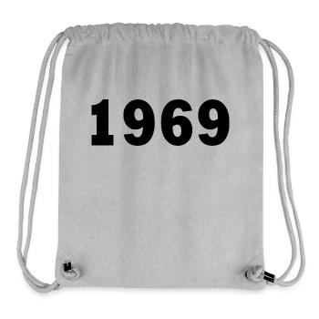 1969 - Stanley/Stella recycelter Gym Bag - Grau meliert - Vorne