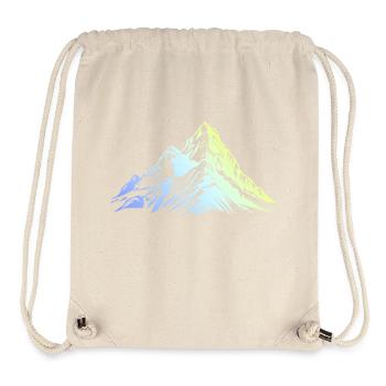 Mountains Nature Silhouette - Stanley/Stella Recycled Gym Bag - natural - Front