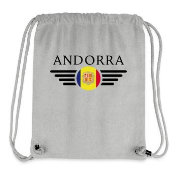 Andorra: Kultur, Eleganz - Stanley/Stella recycelter Gym Bag - Grau meliert - Vorne