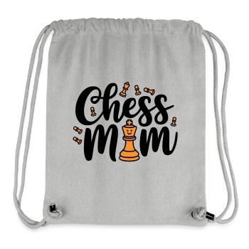 Chess Mom Schach Spruch Zitat - Stanley/Stella recycelter Gym Bag - Grau meliert - Vorne
