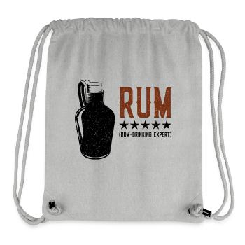 Rhum - Drinking Expert Rumtrinker - Sac à cordon recyclé Stanley/Stella - gris chiné - Devant