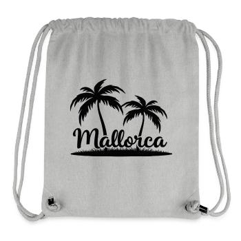 Mallorca Island Feeling – Holidays Palm Trees Beach - Stanley/Stella Recycled Gym Bag - heather grey - Front