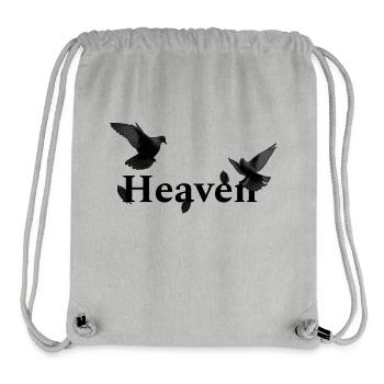 Heaven Dove Shadow - Stanley/Stella recycelter Gym Bag - Grau meliert - Vorne