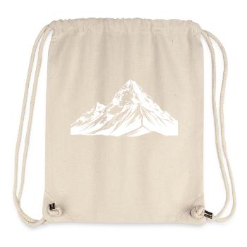 Symbol Mountains Silhouette - Stanley/Stella Recycled Gym Bag - natural - Front