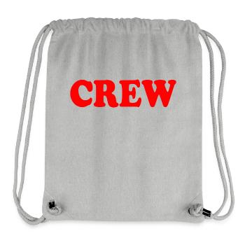 Crew - Sac à cordon recyclé Stanley/Stella - gris chiné - Devant