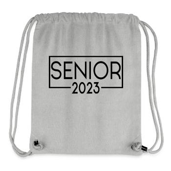 Senior 2023 - Graduated Students Graduation Party - Stanley/Stella Recycled Gym Bag - heather grey - Front