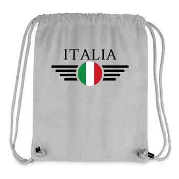 Italian Flair T-Shirt - Stanley/Stella Recycled Gym Bag - heather grey - Front