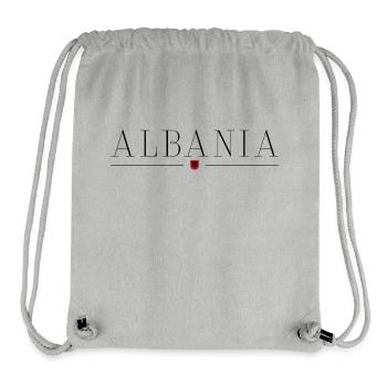I love Albania - Stanley/Stella Recycled Gym Bag - heather grey - Front