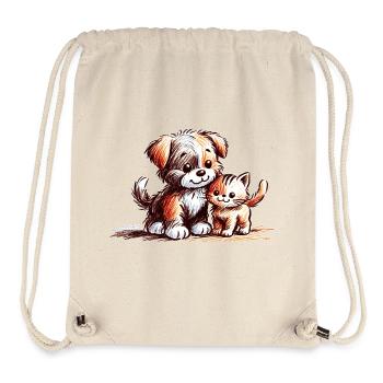Amis - Sac à cordon recyclé Stanley/Stella - blanc naturel - Devant
