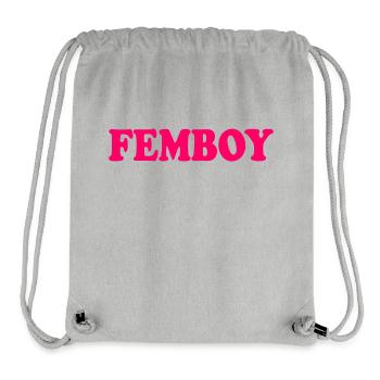 Femboy - Stanley/Stella recycelter Gym Bag - Grau meliert - Vorne
