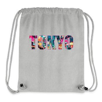 TOKYO Stadt in Japan - Stanley/Stella recycelter Gym Bag - Grau meliert - Vorne