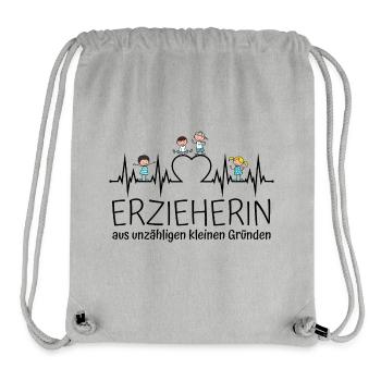 Erzieherin aus unzähligen kleinen Gründen - Stanley/Stella recycelter Gym Bag - Grau meliert - Vorne