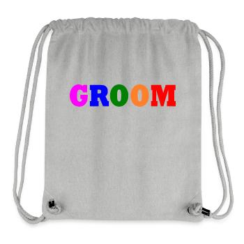 Groom - Stanley/Stella recycelter Gym Bag - Grau meliert - Vorne