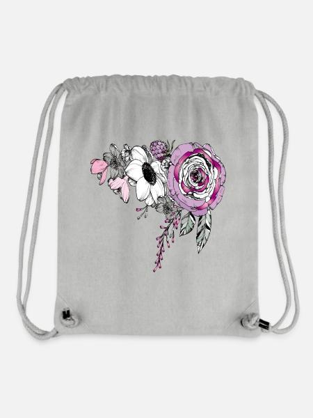 Rosenstrauß - Stanley/Stella recycelter Gym Bag - Grau meliert