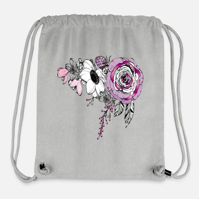 Rosenstrauß - Stanley/Stella recycelter Gym Bag - Grau meliert
