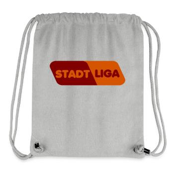 Statement logo STADTLIGA - Sac à cordon recyclé Stanley/Stella - gris chiné - Devant