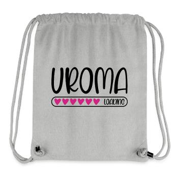 Uroma loading - Stanley/Stella recycelter Gym Bag - Grau meliert - Vorne