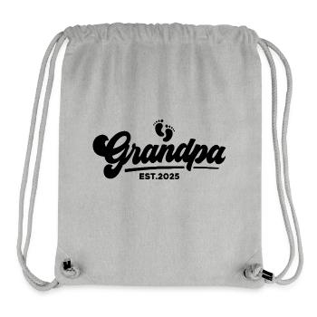 Opa 2025 - Stanley/Stella recycelter Gym Bag - Grau meliert - Vorne